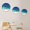 Citrus; 3 Sizes Sand Dollar Wall Decor Set – Wooden Coastal Ocean Beach Wall Art, Sea Life Nautical Hanging Ornaments for Bathroom, Bedroom, Living Room, Porch & Home Decoration; Category:Summer Decor; Image:7
